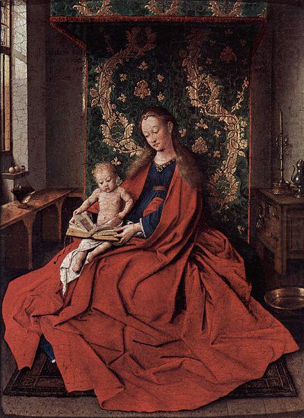 Jan Van Eyck Madonna mit dem lesenden Kinde china oil painting image